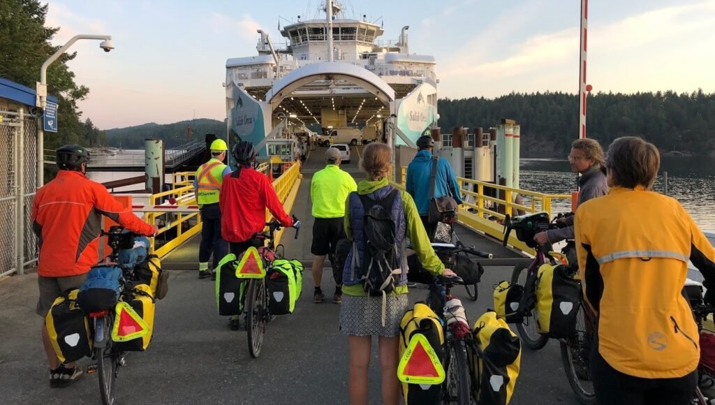 Boarding Canadian Ferry